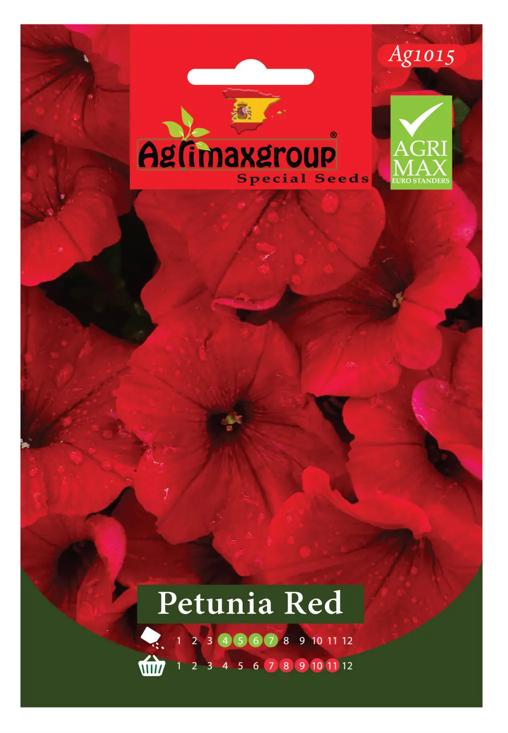 agrimaxgroup petunia red seeds (ag1015) – bright red blooms for vibrant garden appeal Bright Red Blooms for Vibrant Garden Appeal