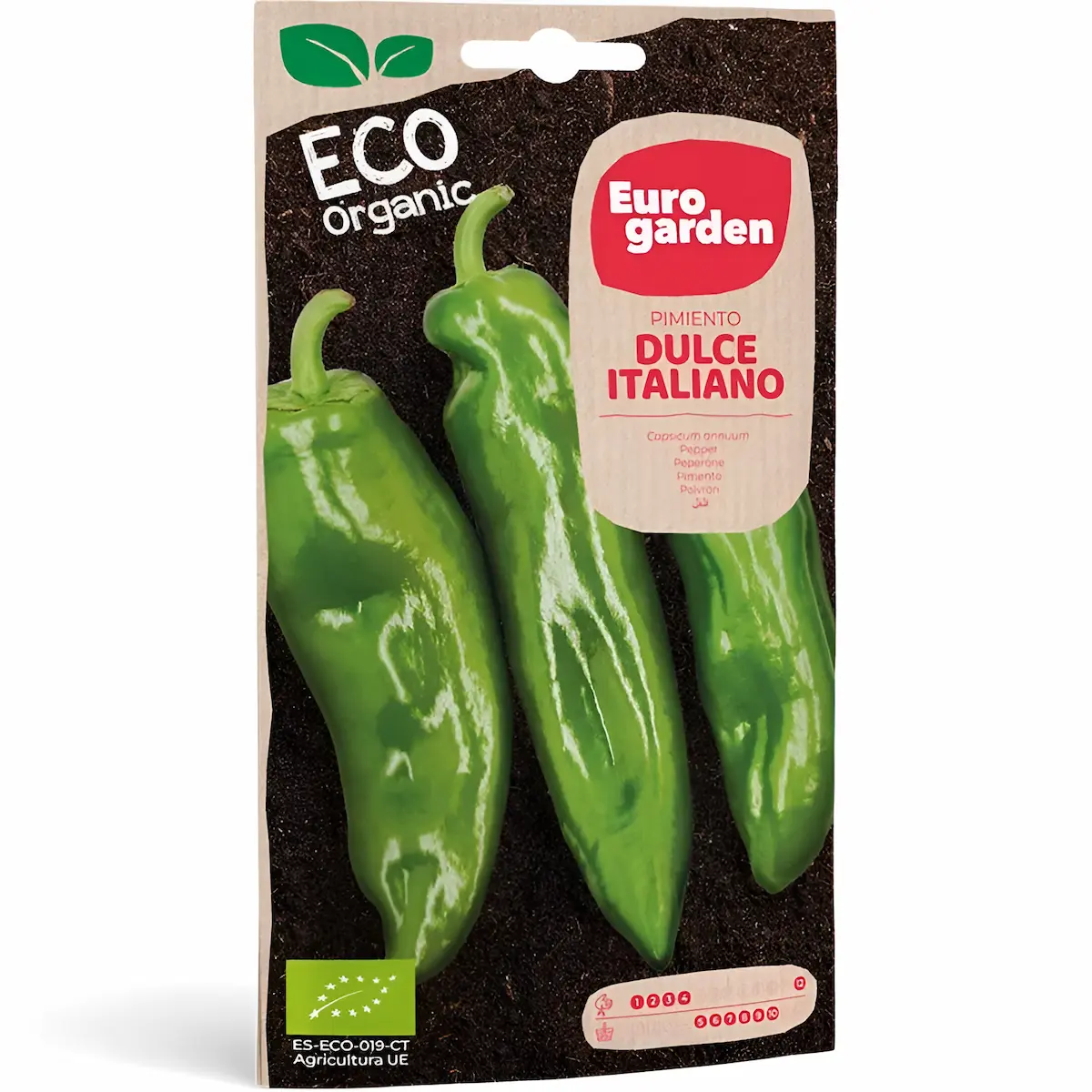euro garden organic dulce italiano pepper seeds grow sweet italian peppers at home Euro Garden Organic