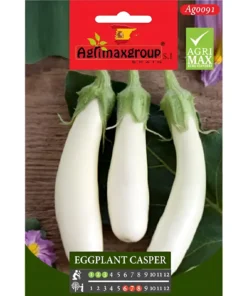 Agrimax Long White Eggplant Premium Quality Seeds