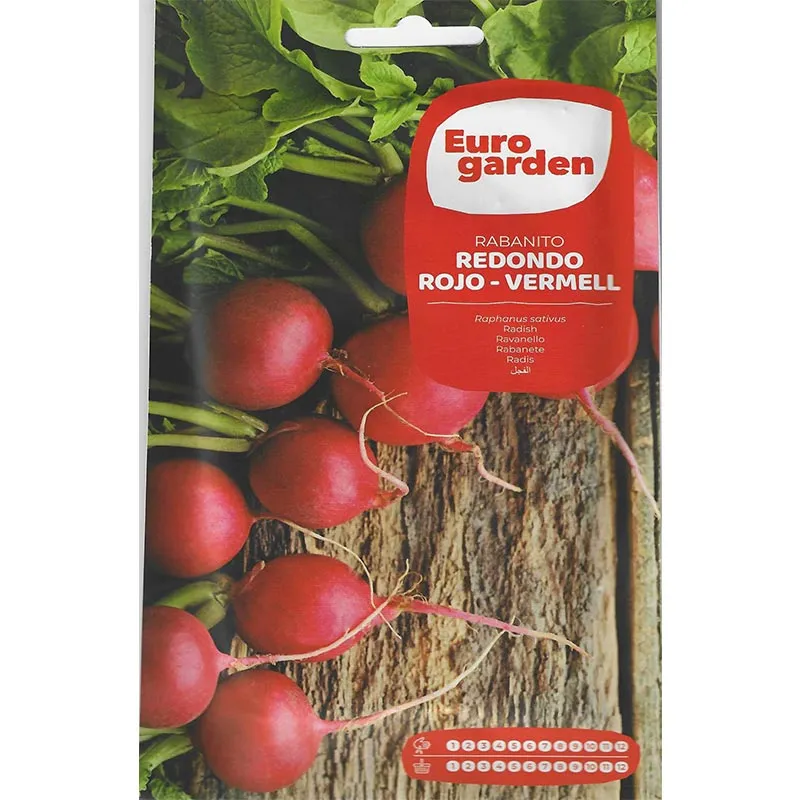 euro garden red round radish premium quality seeds – crisp, peppery & fast growing red-round-radish