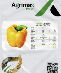 Agrimax Pepper Lotus Yellow F1 Seeds