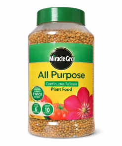 miracle gro all purpose continuous release plant food 1kg – slow release fertilizer | feeds up to 6 months | 10 essential nutrients