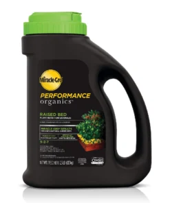 organic raised bed fertilizer uae – miracle gro performance organics 9 2 7 granules (2.5 lbs)