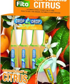 fito drop by drop citrus feed – automatic plant nutrition for bigger fruits, strong roots & healthy citrus growth (15 days feeding)