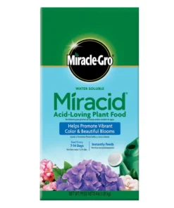 miracle gro miracid acid loving plant food – boost vibrant blooms & deep green growth for azaleas, hydrangeas & more (water soluble fertilizer)