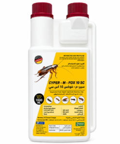 cyper m fox 10 sc insecticide – powerful knockdown formula for cockroaches, ants & crawling pests (long lasting protection) | made in germany