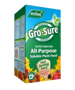 westland gro sure all purpose soluble plant food – explosive plant growth booster for flowers, fruits & vegetables (fast acting nutrition)