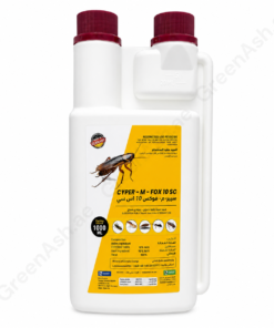 cyper m fox 10 sc insecticide – powerful knockdown formula for cockroaches, ants & crawling pests (long lasting protection) | made in germany