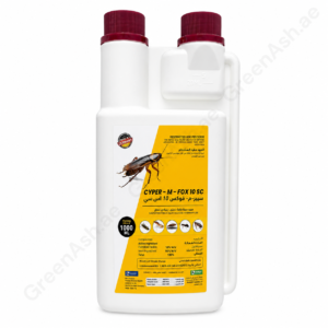 cyper m fox 10 sc insecticide – powerful knockdown formula for cockroaches, ants & crawling pests (long lasting protection) | made in germany