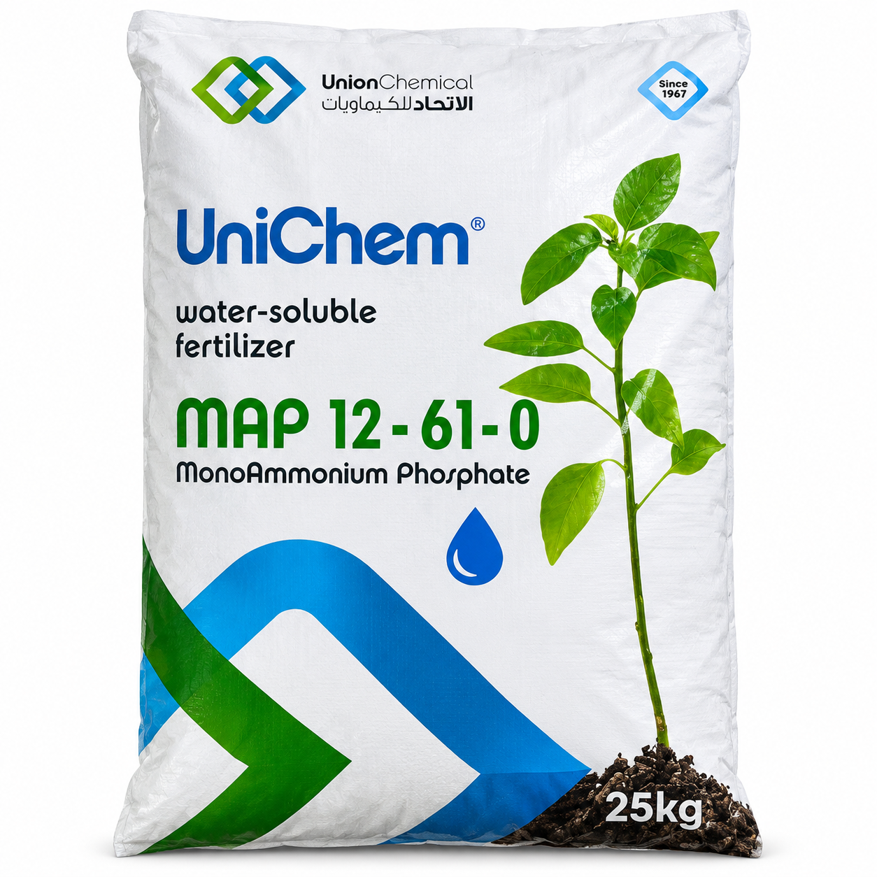 unichem map 12 61 0 mono ammonium phosphate water soluble fertilizer – 25kg unichem map 12 61 0 mono ammonium phosphate water soluble fertilizer – 25kg