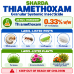 sharda thiamethoxam 0.33% gr systemic insecticide – 5kg | turfgrass grub, ant & ornamental pest control uae